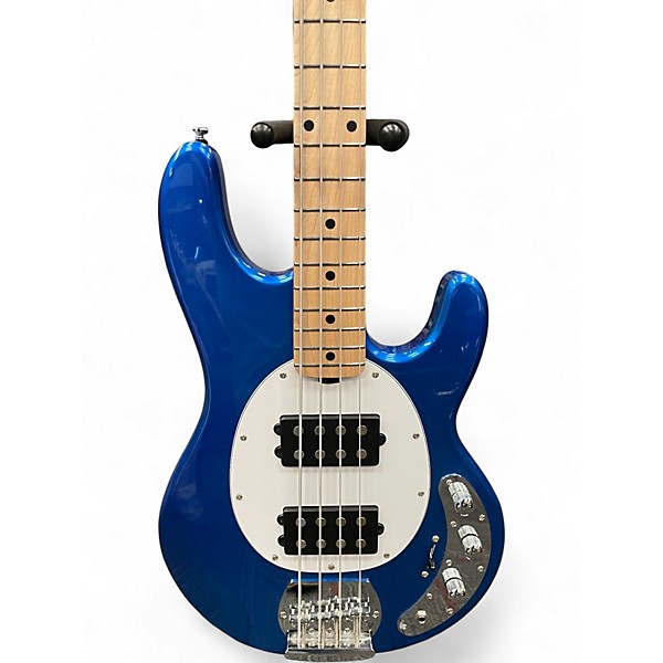 Used Sterling by Music Man RAY4HH Cobra Blue Electric Bass Guitar