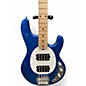 Used Sterling by Music Man RAY4HH Cobra Blue Electric Bass Guitar