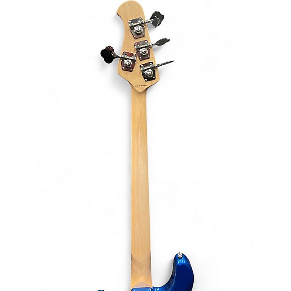 Used Sterling by Music Man RAY4HH Cobra Blue Electric Bass Guitar