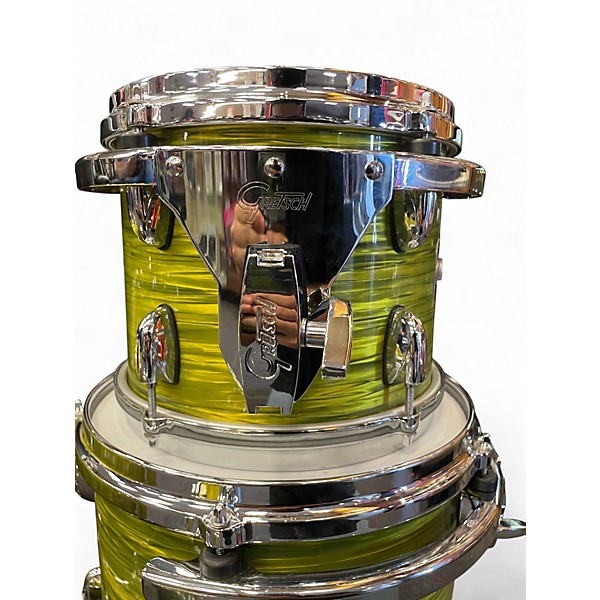 Used Gretsch Drums 5 Piece Renown Maple Green Oyster Drum Kit