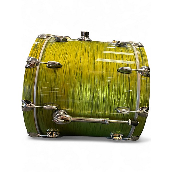 Used Gretsch Drums 5 Piece Renown Maple Green Oyster Drum Kit