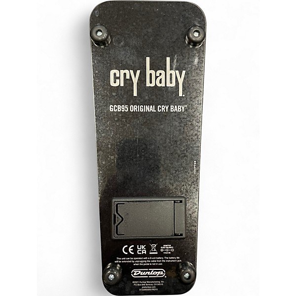 Used Dunlop GCB95 Original Crybaby Wah Effect Pedal