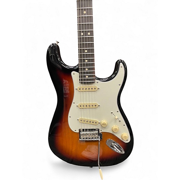 Used Fender Player Stratocaster 3 Color Sunburst Solid Body Electric Guitar