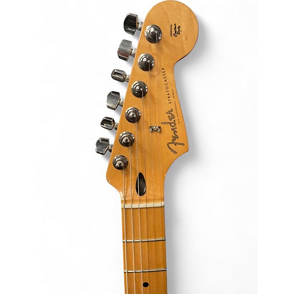 Used Fender Player Stratocaster Black Solid Body Electric Guitar