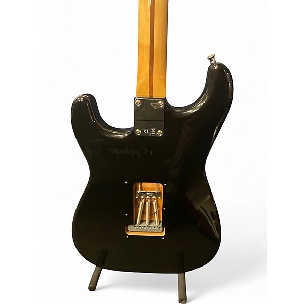 Used Fender Player Stratocaster Black Solid Body Electric Guitar