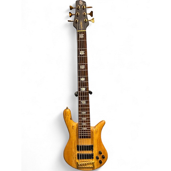 Used Spector Euro6 LX Natural satin Electric Bass Guitar