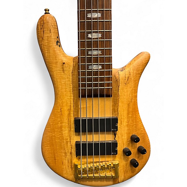 Used Spector Euro6 LX Natural satin Electric Bass Guitar