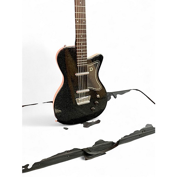 Used Danelectro BARITONE LIMO BLACK Solid Body Electric Guitar