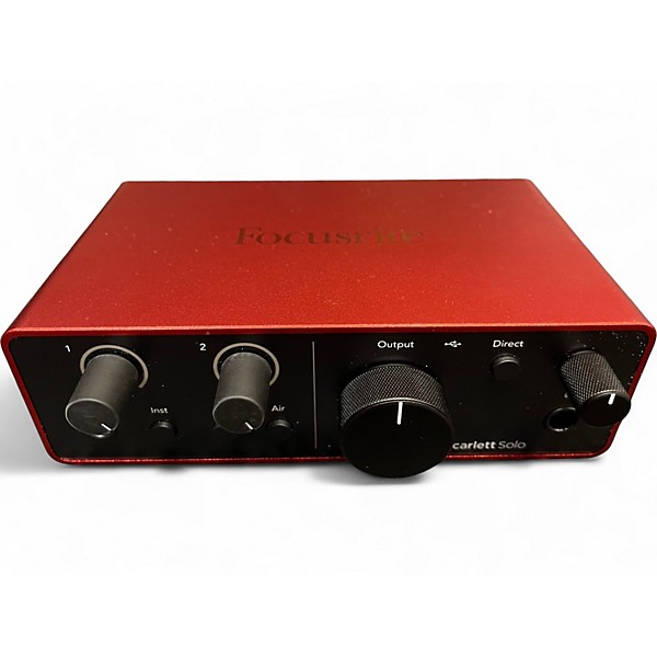Used Focusrite Scarlett Solo Audio Interface