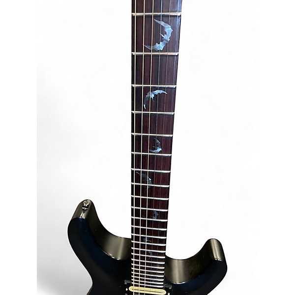 Used Schecter Guitar Research Damien - FR Black Solid Body Electric Guitar
