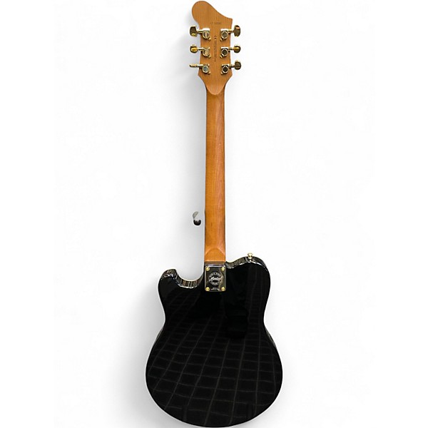 Used Baum Leaper Tone black Hollow Body Electric Guitar