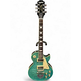 Used Epiphone Les Paul Standard '60s Quilt Guitar Center-Exclusive Ocean Water Perimeter Solid Body Electric Guitar