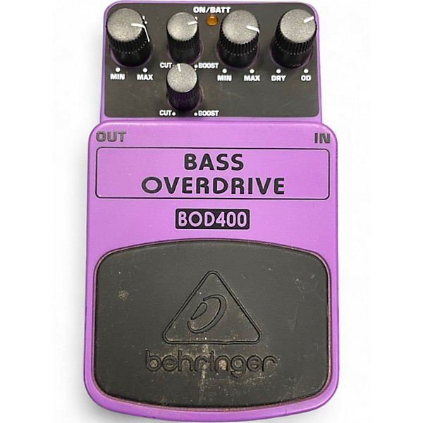 Used Behringer BOD400 Bass Overdrive Bass Effect Pedal