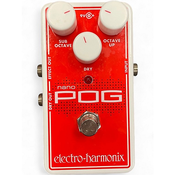 Used Electro-Harmonix Nano POG Polyphonic Octave Generator Effect Pedal