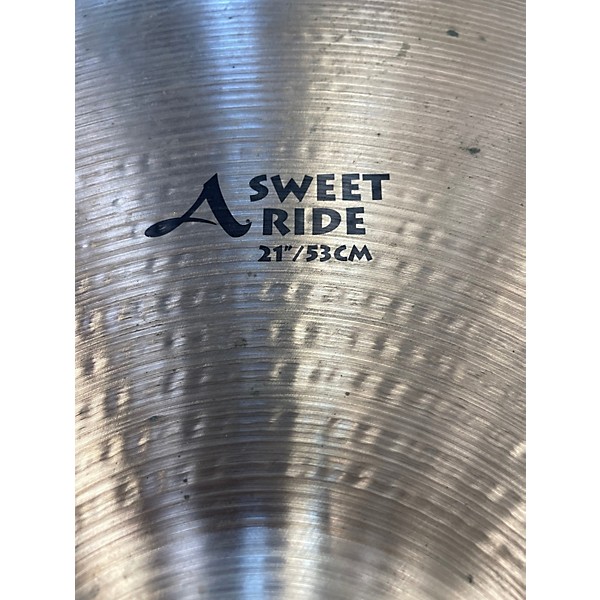Used Zildjian 21in A Series Sweet Ride Cymbal