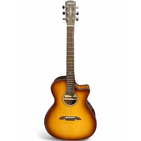 Used Alvarez AGE910CEARSHB 2 Color Sunburst Acoustic Electric Guitar