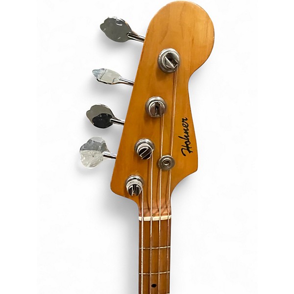 Used Hohner P-Style Natural Electric Bass Guitar