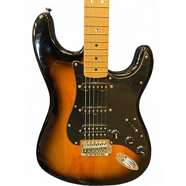 Used Squier STRATOCASTER 2 Color Sunburst Solid Body Electric Guitar