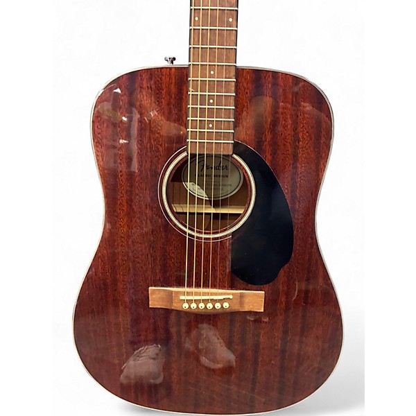 Used Fender CD-60S All Mahogany Mahogany Acoustic Guitar