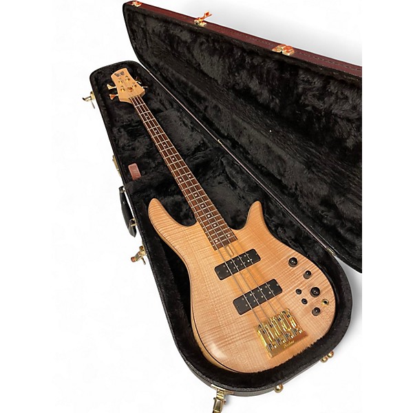 Used Fodera Monarch Standard 4 Natural Electric Bass Guitar
