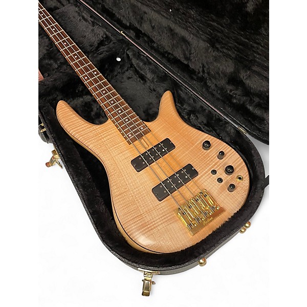 Used Fodera Monarch Standard 4 Natural Electric Bass Guitar