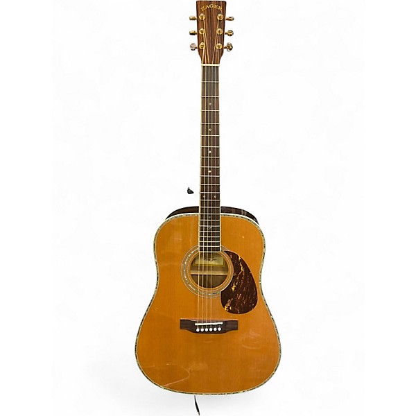 Used Zager ZAD 80 Natural Acoustic Guitar