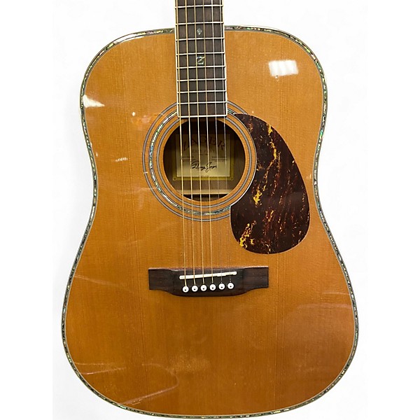 Used Zager ZAD 80 Natural Acoustic Guitar