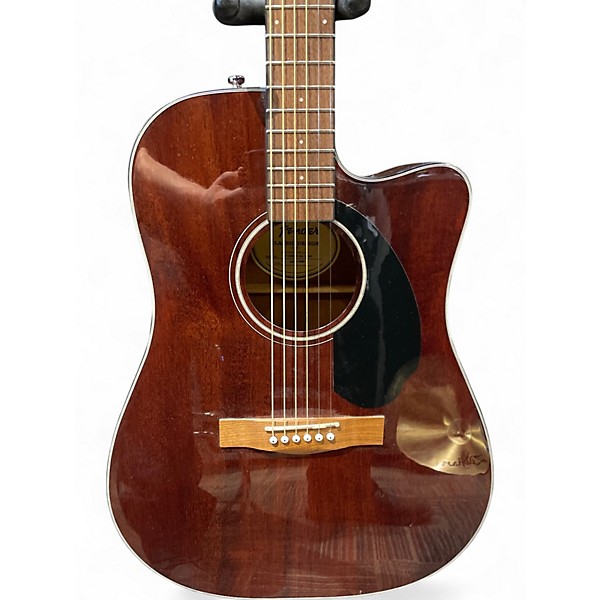 Used Fender CD60 Mahogany Natural Acoustic Guitar