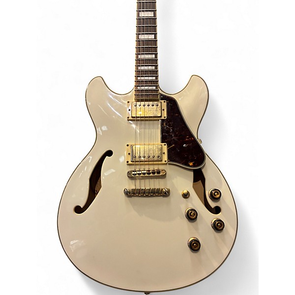 Used Ibanez AS73G White Hollow Body Electric Guitar