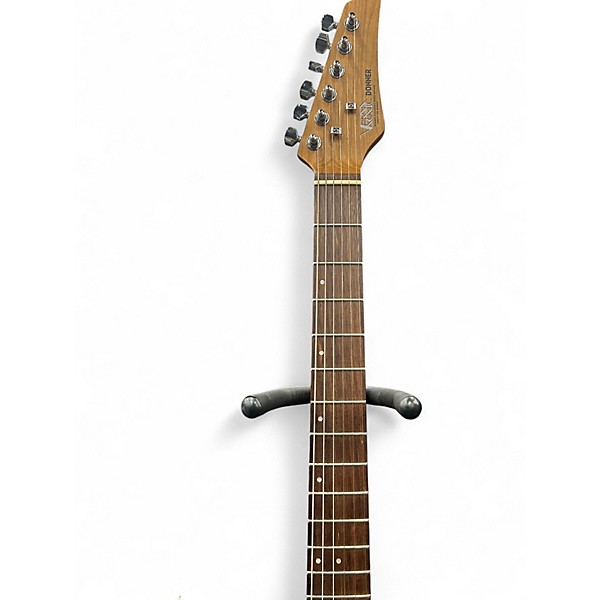 Used Donner Versasonic Aqua Fade Solid Body Electric Guitar