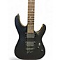Used Schecter Guitar Research Damien 6 Black Solid Body Electric Guitar