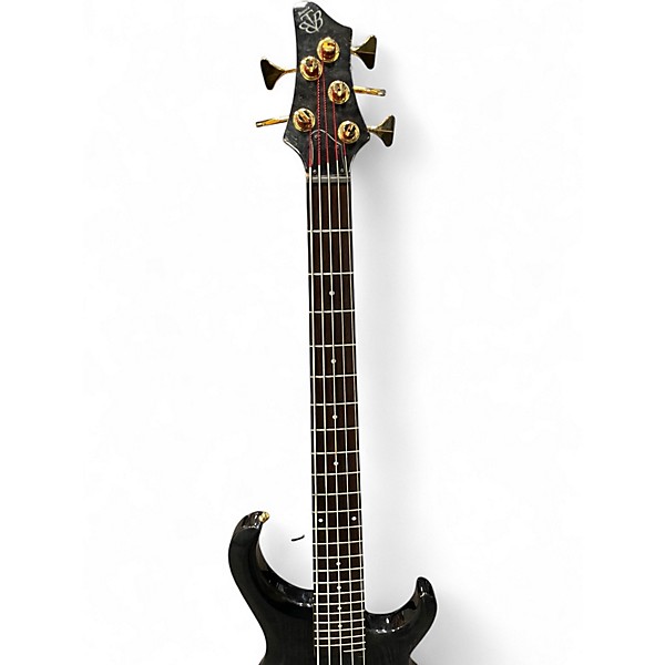 Used Ibanez BTB 5 STRING Trans Black Electric Bass Guitar