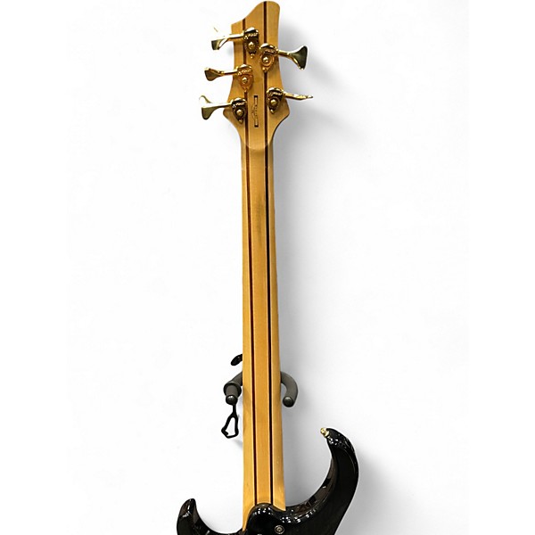 Used Ibanez BTB 5 STRING Trans Black Electric Bass Guitar