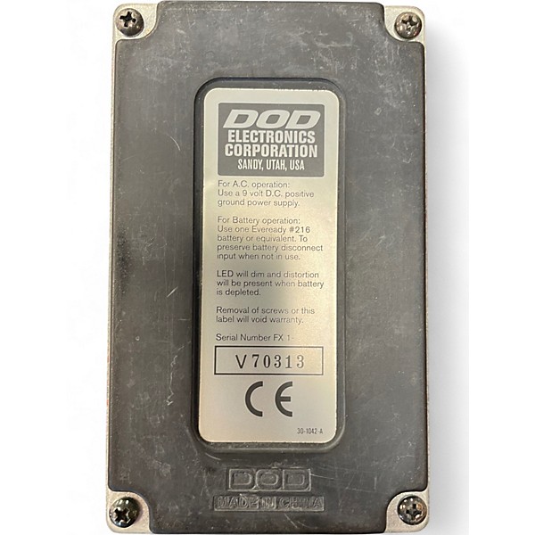 Used DOD FX86B Death Metal Effect Pedal