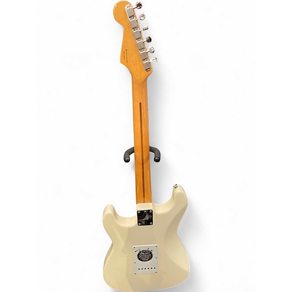 Used Fender Standard Stratocaster Olympic White Solid Body Electric Guitar