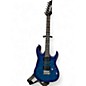 Used Ibanez GRX70QA Trans Blue Burst Solid Body Electric Guitar thumbnail