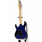 Used Ibanez GRX70QA Trans Blue Burst Solid Body Electric Guitar