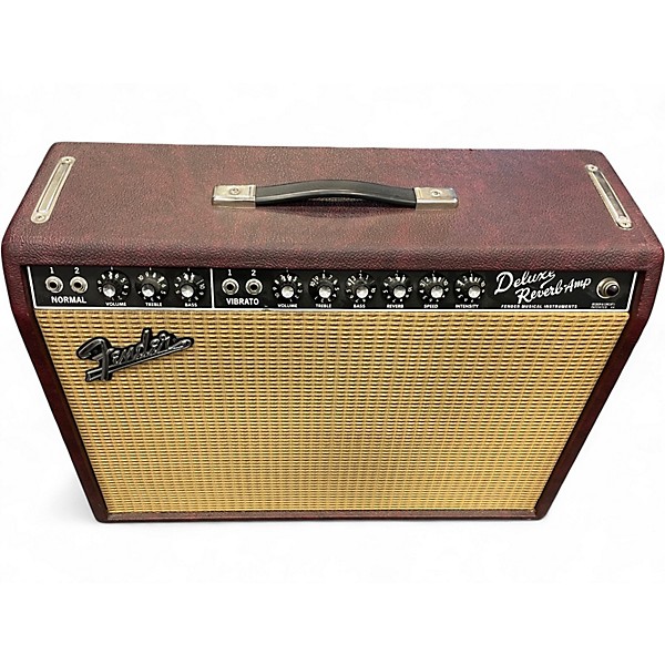Used Fender Deluxe Reverb 22W 1x12 Tube Guitar Combo Amp