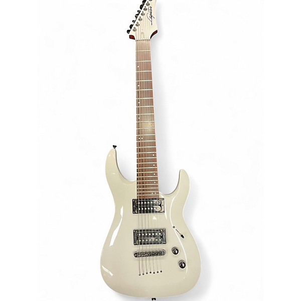 Used Legator Ninja Overdrive 7 Arctic White Solid Body Electric Guitar