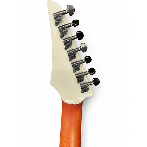 Used Legator Ninja Overdrive 7 Arctic White Solid Body Electric Guitar