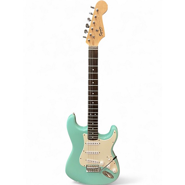 Used Squier Bullet Stratocaster Daphne Blue Solid Body Electric Guitar