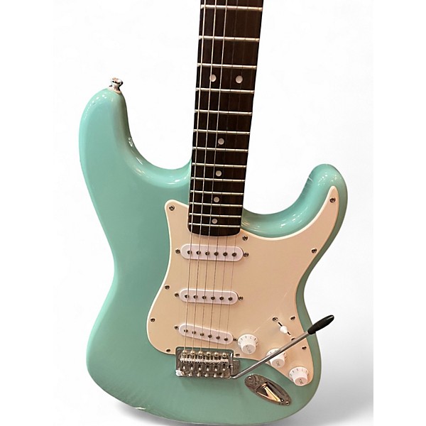 Used Squier Bullet Stratocaster Daphne Blue Solid Body Electric Guitar