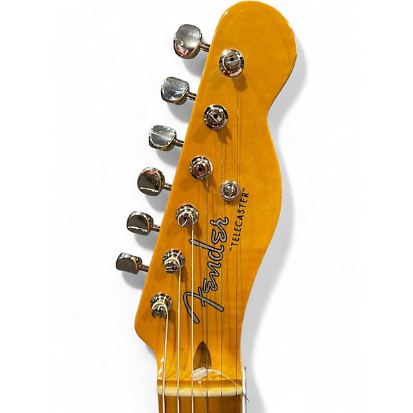 Used Fender Limited Edition American Vintage II 1951 Telecaster Flame Ma Black Solid Body Electric Guitar