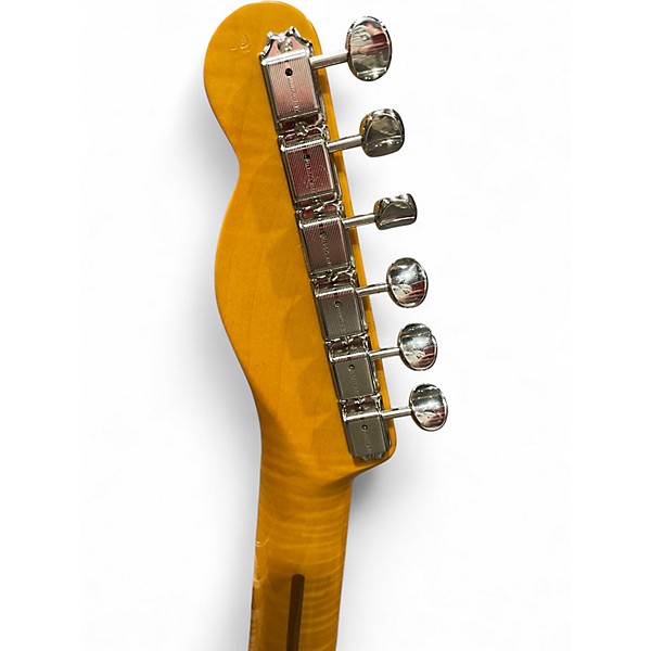 Used Fender Limited Edition American Vintage II 1951 Telecaster Flame Ma Black Solid Body Electric Guitar
