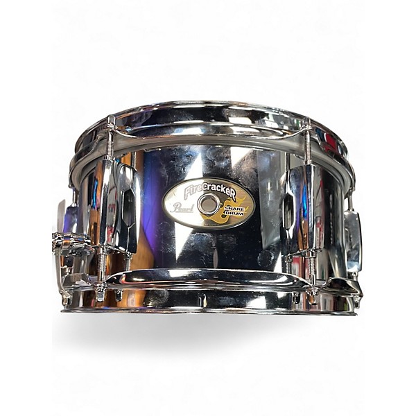 Used Pearl 5X10 Firecracker Snare Chrome Drum