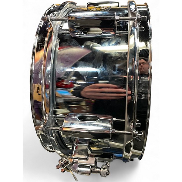 Used Pearl 5X10 Firecracker Snare Chrome Drum