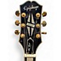 Used Epiphone Les Paul Custom Black and Gold Solid Body Electric Guitar