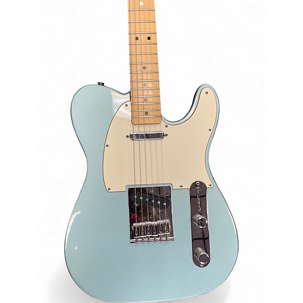 Used 2004 Fender Standard Telecaster Blue Solid Body Electric Guitar