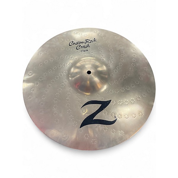 Used Zildjian 17in Z Custom Rock Crash Cymbal 37 | Guitar Center