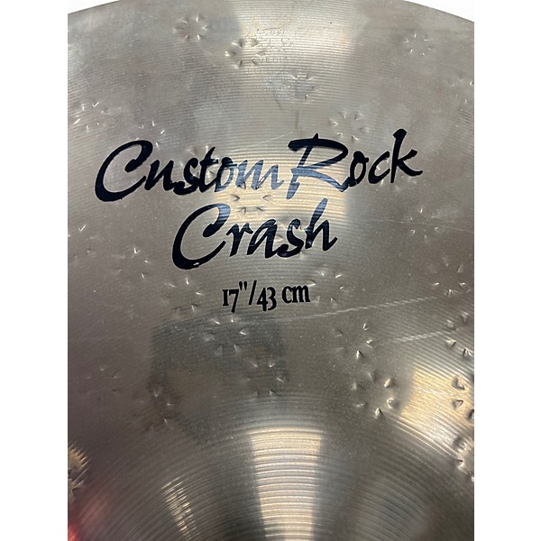 Used Zildjian 17in Z Custom Rock Crash Cymbal